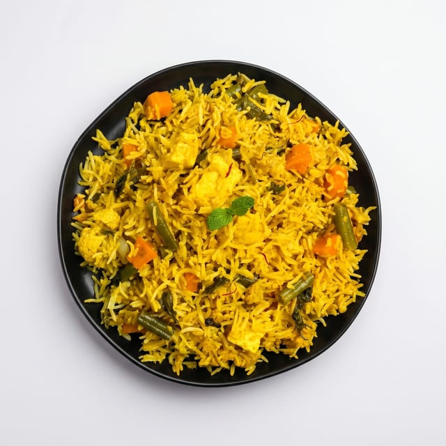 Vegetable Biryani.