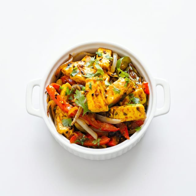 Paneer Jalfrezi.