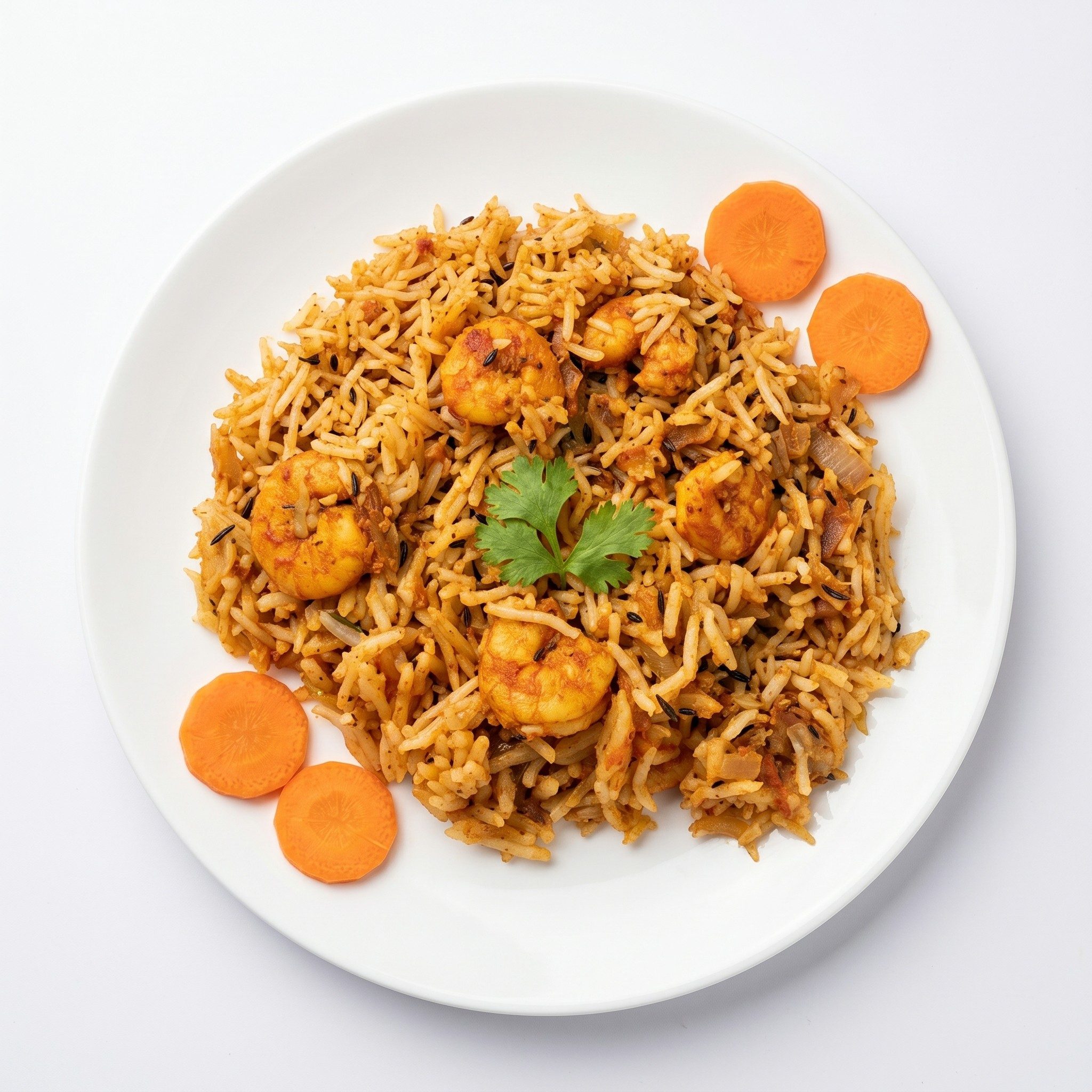 Shrimp Biryani.